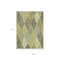 Homeroots 9' X 12' Olive Green Gray And Ivory Argyle Washable Indoor Outdoor Area Rug 613715 - alternate 3