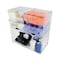 Deflecto Stackable Cube Organizer, Double Cube, Plastic, 12 x 6 x 6, Clear 350501 - alternate 5