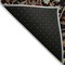 Homeroots 3' X 5' Black Brown And Red Floral Washable Indoor Outdoor Area Rug 603401 - alternate 4