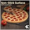Bakkenmaster Bakken 14 in Cast Iron Pizza Pan, Pre-Seasoned, Oven, Grill & Stovetop Safe, Dual Handles BAKCASTPIZZA - alternate 3