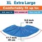 Protectx Disposable Shoe Cover, Polypropylene, Blue, Slip Resistant Sole: Yes , XL SC-PP-35-XL-BL-100 - alternate 2