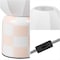 Jonathan Y Valarie 10.25" Contemporary Modern Checkerboard Ceramic w/Ribbed Cocoon Globe Shade LED Mini Table L JYL4203A - alternate 2