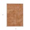 Homeroots 8' X 10' Brown Washable Indoor Outdoor Area Rug 598851 - alternate 4