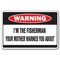 Signmission Fisherman, 8 Inch X 12 Inch, Decal D-8-W-Fisherman - alternate 1