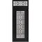 Vdomdoors Aluminum Door Iron 1688 Black Entry Steel Metal Classic Painted 36 x 92 (36 x 80+12)-Left Inswing IRON1688EXD-BLK-W36xH80+12-LH-I - alternate 4