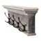 Homeroots 28in Brown Solid Wood Four Hook Wall Mount Coat Rack 397662 - alternate 4