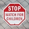 Signmission Stop Watch For Children, 10 inch X 10 inch, Aluminum Metal Signs, 2PK OC-A-2PACK-10-36 - alternate 4