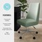 Martha Stewart Maeve Upholstered Office Chair in Sage/Polished Nickel CH-231216-3-SG-MS - alternate 5