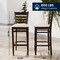 Flash Furniture HERCULES Ladder Back Walnut Wood Restaurant Barstool - Tan Vinyl Seat XU-DGW0005BARLAD-WAL-TNV-GG - alternate 3
