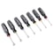Vulcan Nut Driver Set, 7-Piece, Carbon Steel, Chrome, Black & Gray Handle SD-SET-4 - alternate 1