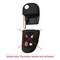 Aks Keys 2000 - 2009 Jaguar Remote Flip Key - ID 4D60 Chip - Tibbe FS-JAGUAR-04 - alternate 1