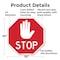 Signmission Stop, 10 Inch X 10 Inch, Aluminum Metal Signs OC-A-10-295 - alternate 3