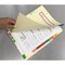 Tabbies PATIENT CHART INDEX DIVIDER-8 TAB SET, SIDE TAB, 11"Hx9"W, 1/2" TAB EXT, 8 TABS/SET, 40 SETS/BOX, 40PK 54505 - alternate 2