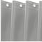 Homeroots 72" Silver Vinyl Shower Curtain Liner 548970 - alternate 4