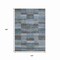 Homeroots 10' X 14' Blue Denim Blue And Brown Striped Washable Indoor Outdoor Area Rug 615481 - alternate 3