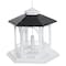 Cherry Valley White Plastic 10 Lb. Capacity Gazebo Bird Feeder NA6262 - alternate 3