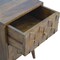 Homeroots 22" Brown Solid Wood Square Two Drawer Nightstand 651510 - alternate 5