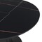Leisuremod Bristol Modern Round Dining Table - MDF Wood Top with Powder Coated Steel Base BTBL-31BLS - alternate 2