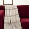 Homeroots Tufted Beige Fringed Woven Handloom Throw 476223 - alternate 3