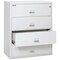 Fireking 4 Drawer, 1 Hr Fire & Impact Rated, 44" Wide Lateral Arctic White 4-4422-CAW - alternate 2