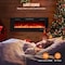 Edendirect 42 in. Freestanding Smart Electric Fireplace in Black, with Wall Mount, Adjustable Brightness, Remote ZR-49718673340 - alternate 5