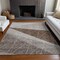 Homeroots 3' X 5' Gray Silver And Taupe Geometric Washable Indoor Outdoor Area Rug 582470 - alternate 4