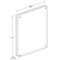 Azar Displays Acrylic Magnetic Photo Frame Block 8.5" x 11" Vertical/Horizontal 104436-RND-GS - alternate 2