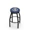 Holland Bar Stool Co 36" Blk Wrinkle US Naval Academy NAVY Swivel Bar Stool, Accent Ring L8B2B36USNavA - alternate 1