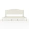 Martha Stewart Amelia King Upholstered Platform Bed with Curved Headboard and Siderails, Wood Slat Foundation TW-3WDB02-K-OWH-MS - alternate 4