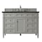 James Martin Vanities Brittany 48" Single Vanity, Urban Gray, w/ 3 CM Phantome Eclos Top 650-V48-UGR-3PHT - alternate 1