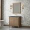 James Martin Vanities Kinnsden 36" Single Vanity, Weathered Oak w/ 3 CM Charcoal Soapstone Silestone Top D680-V36-WTO-3CSP - alternate 2