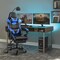 Simple Deluxe YSSOA Gaming Chair, Computer Chair with Footrest, Height Adjustable and 90 Deg-135 Deg Tilt Functio FNCHARGAME01BBLUFR - alternate 3