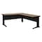 Regency Fusion Desk Shell, 72 in W X Wood, Metal, Noble Oak MLDS723042NO - alternate 1