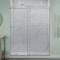 Anzzi 60in x 76in Frameless Shower Door with Sliding in Brushed Nickel with Tsunami Tempered Clear Glass SD-FRLS06102BN - alternate 1