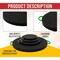 Mytee Products Round Outrigger Pad 18in Diameter, 1.5in Thick, 55,000 lbs Working Load Limit, 4PK ORP-Round-18x15x4 - alternate 8