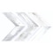 Homeroots Set of Three White Wood Novelty Hanging Dimensional Sculpture, 3PK 380347 - alternate 1