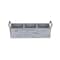 Homeroots 15" Gray Solid Wood And Metal Additional Accessory 487953 - alternate 2