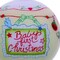 Homeroots Baby's First Christmas with Motifs Hand Painted Mouth Blown Glass Ornament 477454 - alternate 3