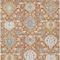 Homeroots 5' X 8' Copper Ivory And Gray Damask Washable Indoor Outdoor Area Rug 599407 - alternate 4