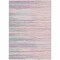 Homeroots 9' X 12' Pink Blue And Purple Striped Washable Indoor Outdoor Area Rug 597275 - alternate 2