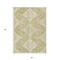 Homeroots 3' X 5' Wheat Gold And Ivory Medallion Washable Indoor Outdoor Area Rug 589056 - alternate 2