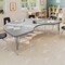 Flash Furniture Wren 72 in x 48 in Kidney Adjustable Height Activity Table, Thermal Laminate Top, Short Legs, Gray XU-A4872-KIDNY-GRY-T-P-GG - alternate 5