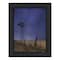 Homeroots Starlit Night Black Framed Print Wall Art 529989 - alternate 1