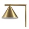 Jonathan Y Chelsea 60" Metal/Marble Cone Shade LED Floor Lamp, Brass/Black JYL3062A - alternate 2