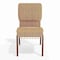 Flash Furniture Hercules Church Chair, 19-1/4 in W 25" L 33-1/4" H, Fabric Seat FD-CH02185-CV-BGE1-BAS-GG - alternate 3
