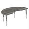 Correll Kidney HPL Activity Table, 72 in W, 36 in L, 19 in to 29 in H, Particleboard, Driftwood A3672-KID-52-09-52 - alternate 1