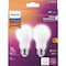 Signify Ultra Definition Warm Glow 75W Equivalent Soft White A19 Medium LED Light Bulb, 2PK 586981 - alternate 2