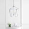 Jonathan Y Pagoda 12" 4-Light Classic Traditional Metal Cage Lantern LED Pendant, Chrome JYL7436C - alternate 8