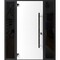 Vdomdoors Steel Door Dekton 0118 Natural Noir 2 Side Exterior Windows Sidelites/ Entry Door Painted W14+36+14 DEKTON0118EXD-NOR-W14+36+14xH80-RH-I - alternate 2