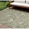 Homeroots 8' X 10' Ivory And Green Palm Leaf Indoor Outdoor Area Rug 550224 - alternate 4